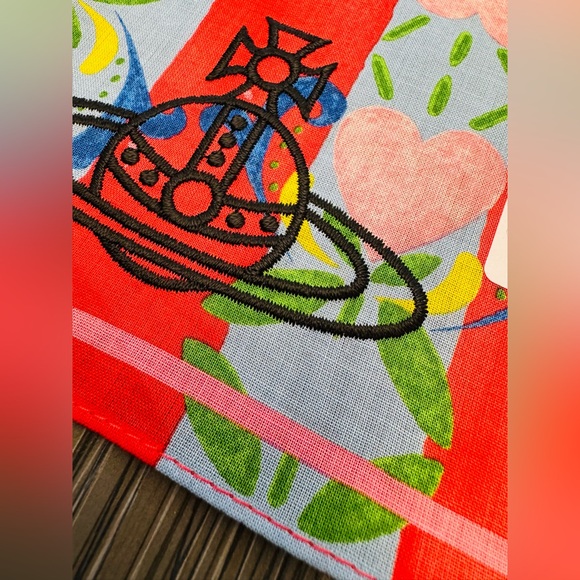 Vivienne Westwood scarf handkerchief bandana multi-purpose Japan Exclusive - Picture 7 of 9